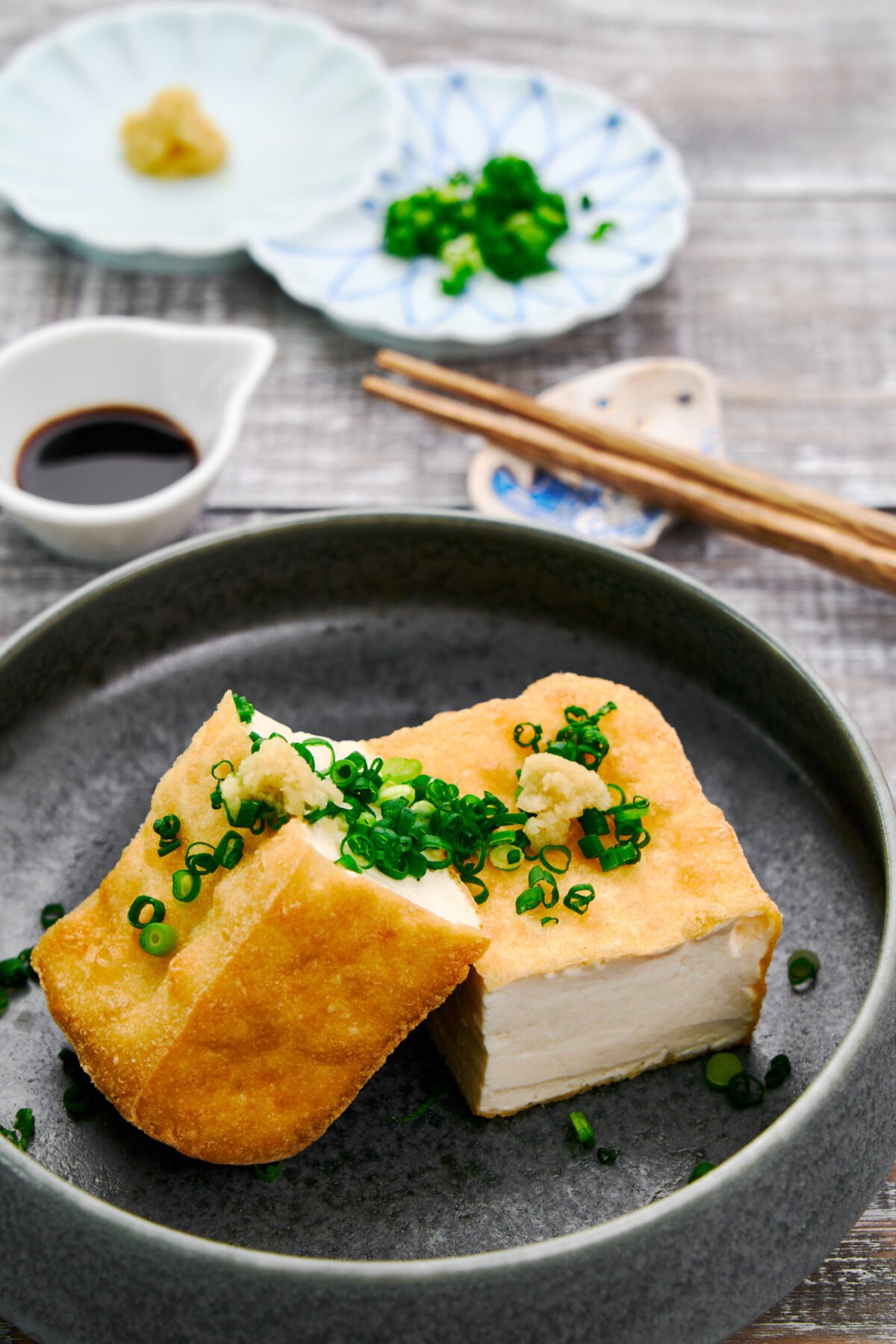 Crispy on the outside and creamy on the inside, Atsuaage is a delicious Japanese fried tofu that's delicious on its own or used as an ingredient in other dishes.