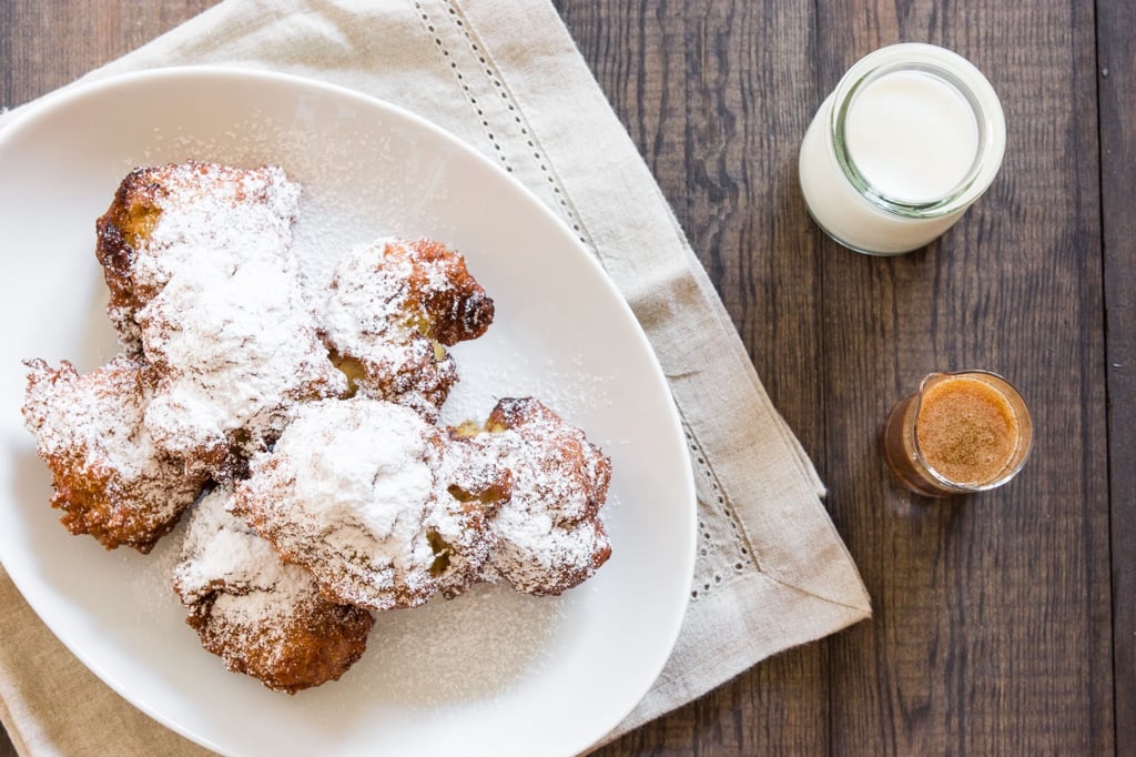 These banana fritters are crisp on the outside and warm and tender on the inside.