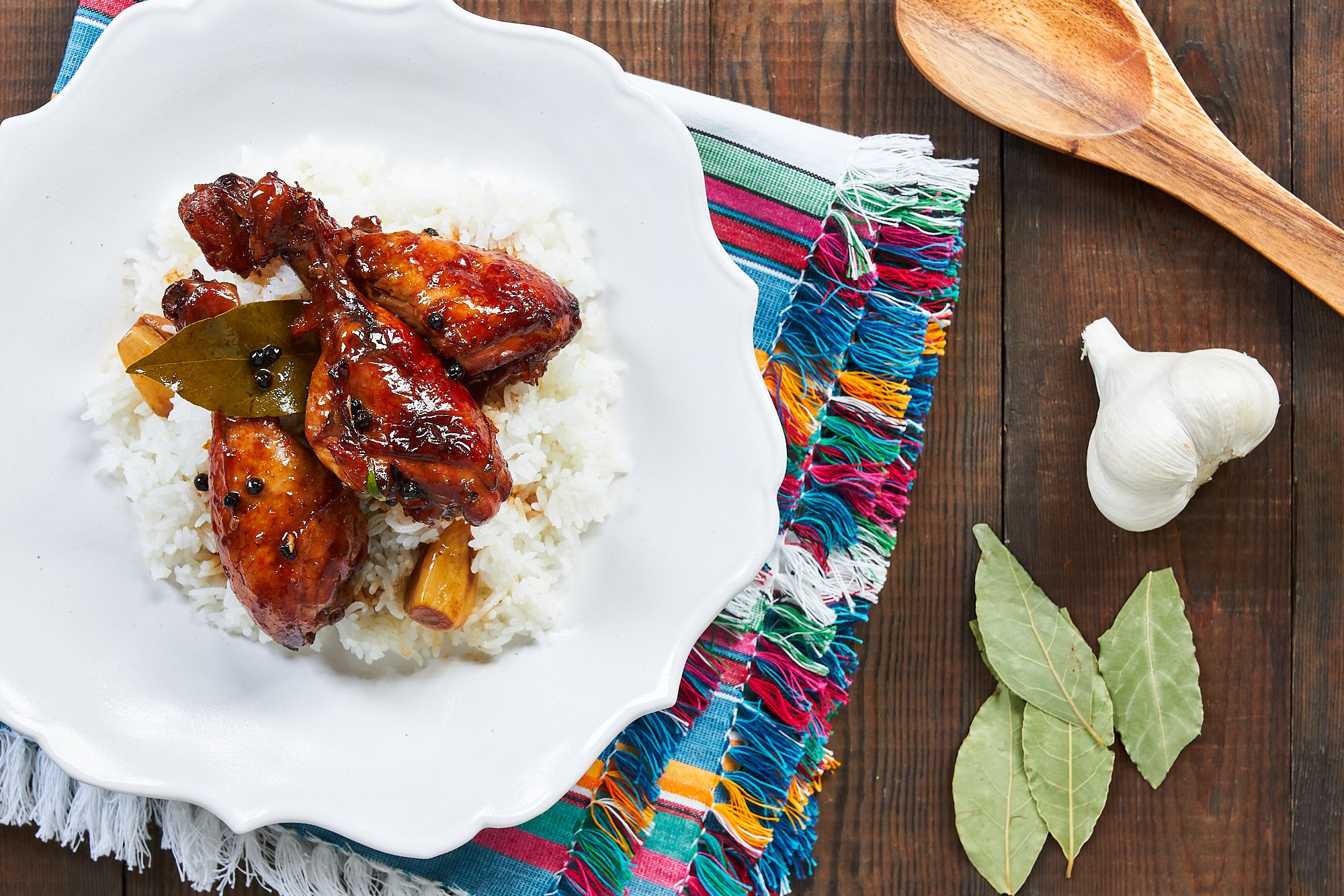 This easy chicken adobo comes together from just a handful of ingredients.