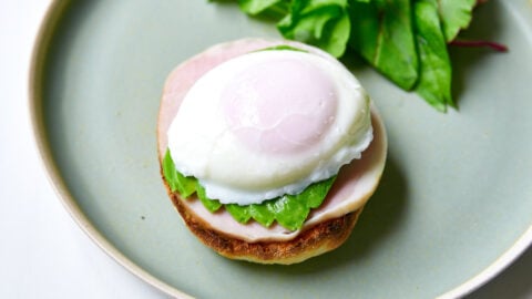 A soft poached egg is a must for a perfect Eggs Benedict.