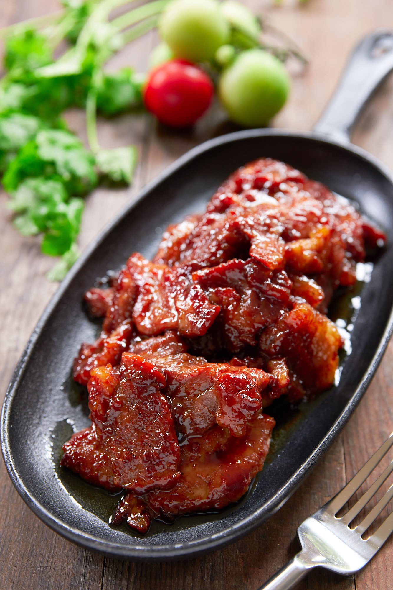 Tocino, or Filipino Bacon is a delicious sweet and savory breakfast treat that's easy to make and addictively good.