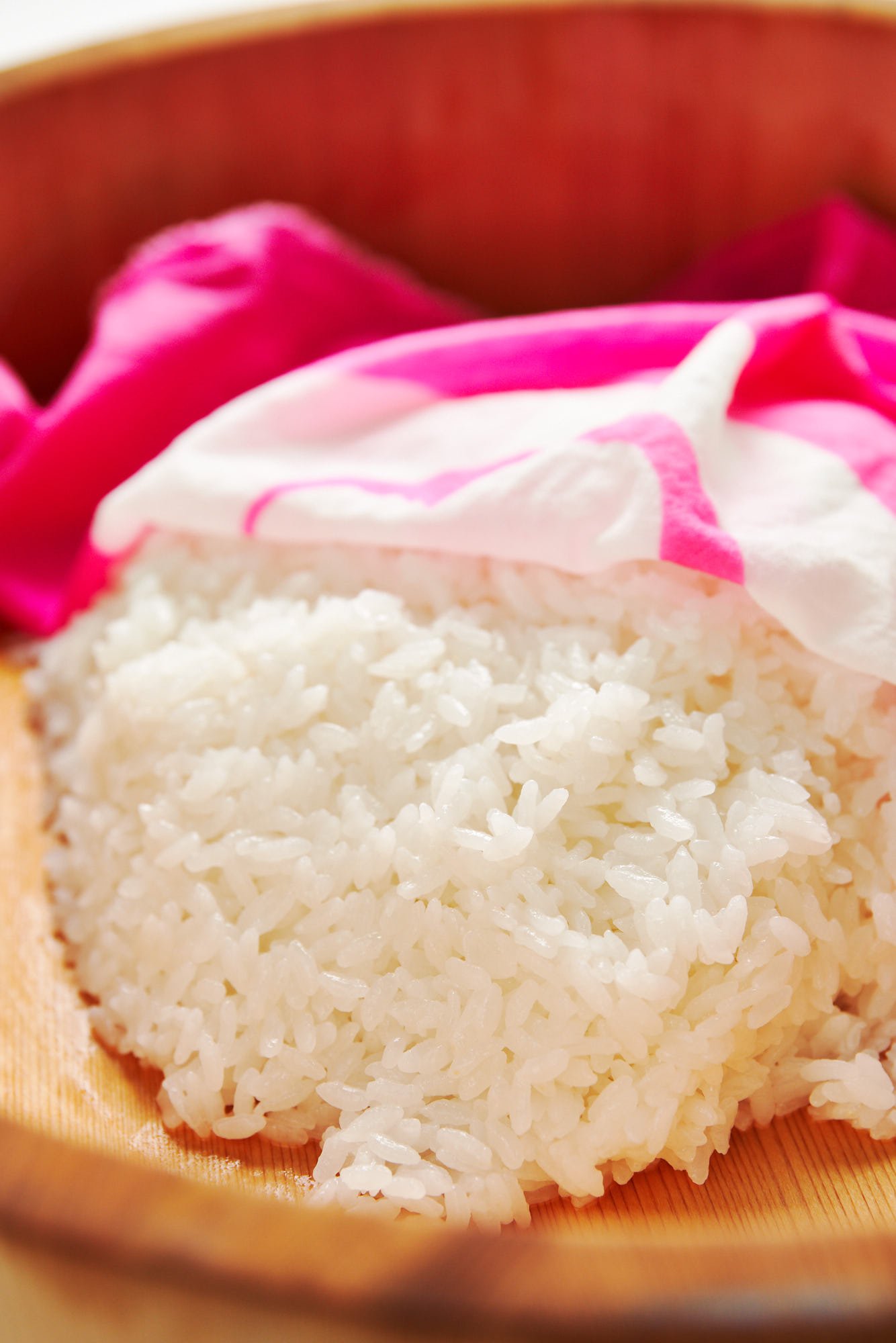 Make this sushi rice that has the right balance between salt, sweet and tart tastes and a glossy sheen.