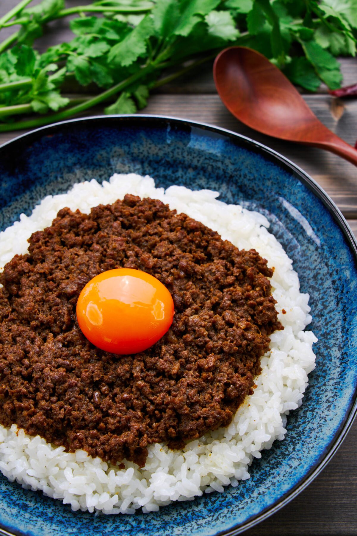 Spicy, savory and mildly sweet, this easy Japanese-style keema curry only takes 15 minutes to cook.