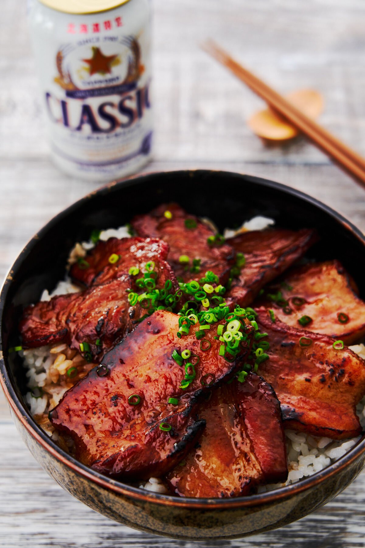 Make this mouthwatering Japanese pork bowl with smoky grilled pork with this easy Tokachi Butadon Recipe.