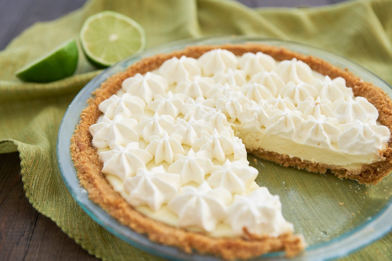 This Key Lime Pie is easy and delicious thanks to a neat trick the sets the filling without baking it.