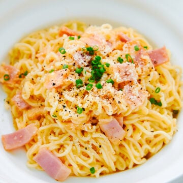 Give your instant noodles an upgrade by turning them into this rich creamy ramen carbonara with this easy hack.