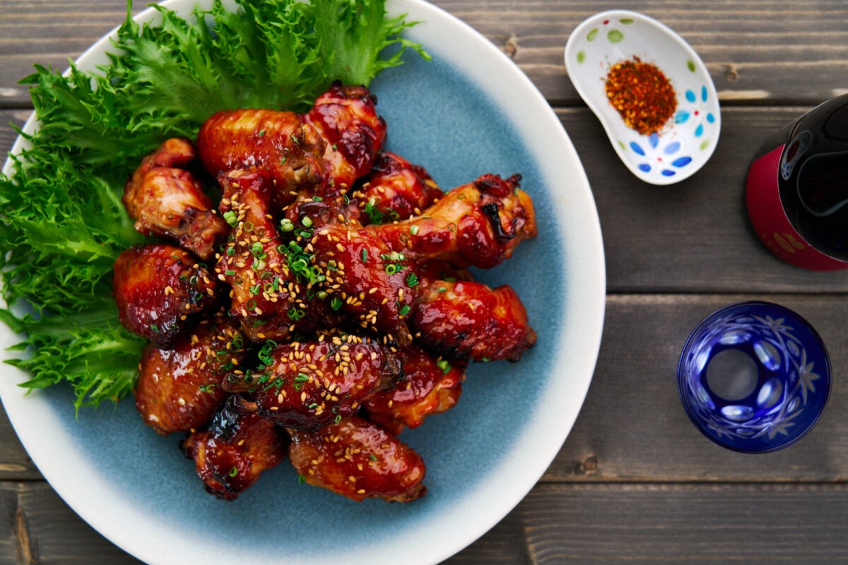 The gloriously glossy game-day teriyaki chicken wings are always a crowd-pleaser, and they can be put together in under half an hour from a handful of ingredients.