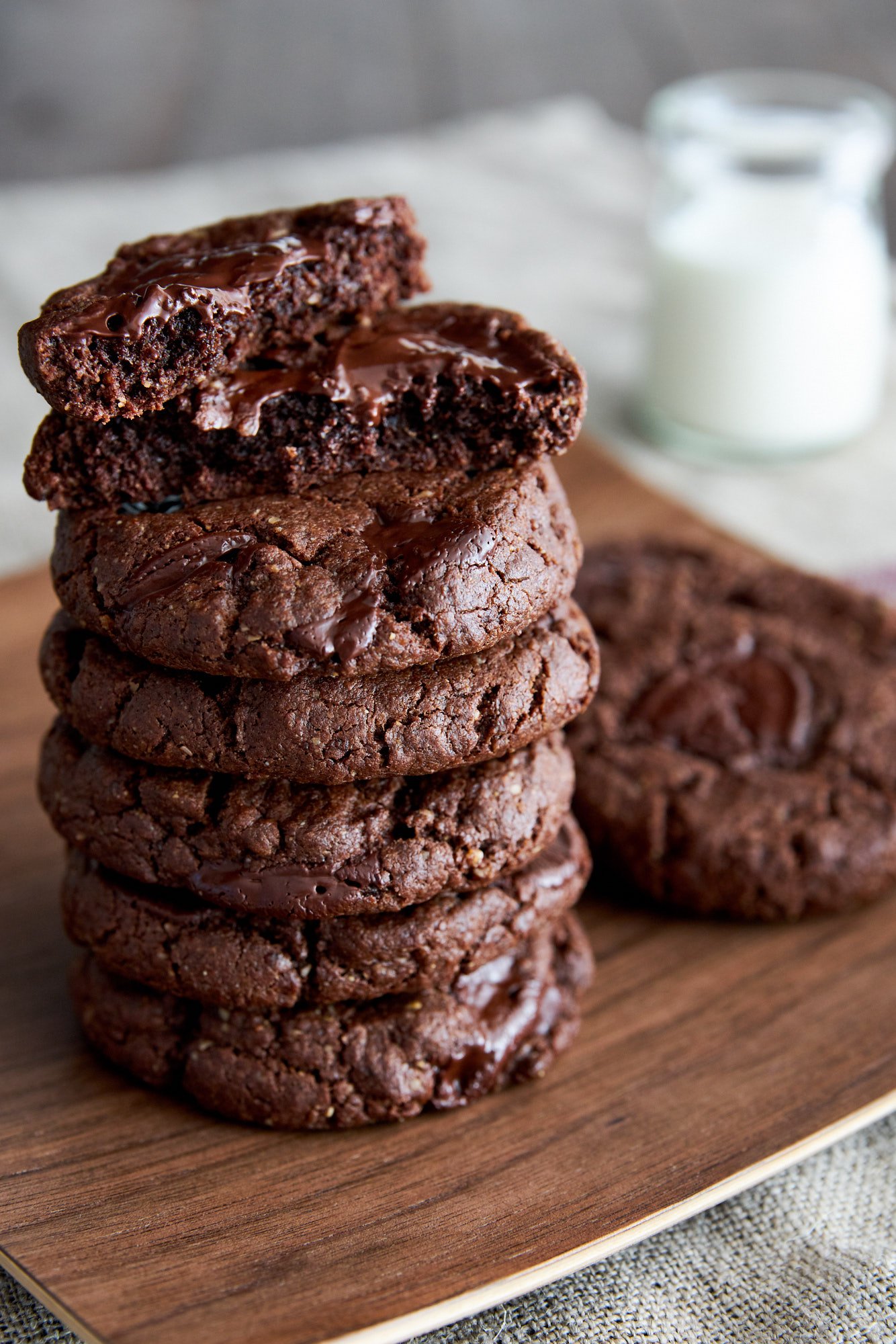 No one will ever guess these decadent chewy chocolate chunk cookies are plant-based. Best of all, this vegan chocolate cookie recipe comes together in minutes.