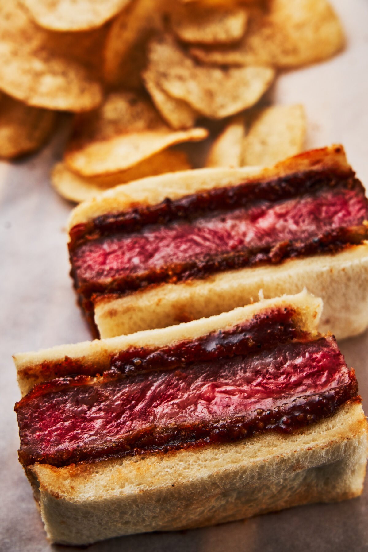 A $200 sandwich in restaurants, this Wagyu Katsu Sandwich is easy to make at home (and costs a lot less). With melt-in-your-mouth beef breaded and fried until crisp, then glazed with a Japanese-style katsu sauce, it's arguably the best sandwich ever!